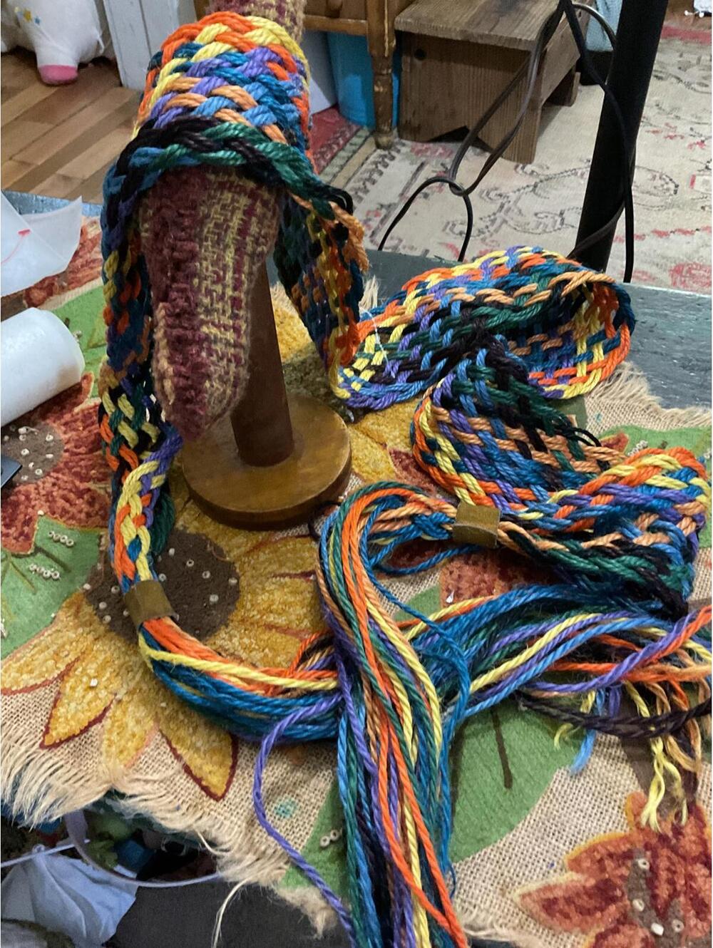 Handmade Bohemian Colorful Braided Decorative Belt